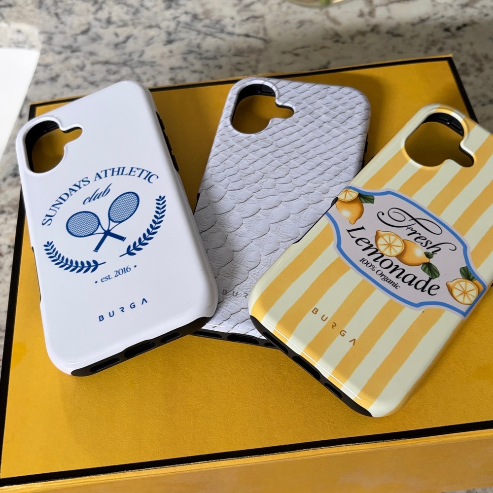 Burga iPhone 17 Cases Set of 3
